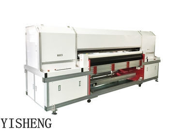 Chiny Wielkoformatowa drukarka cyfrowa z bawełną / jedwabiem / polem 3,2M z dużą prędkością 300 m2 / h dystrybutor